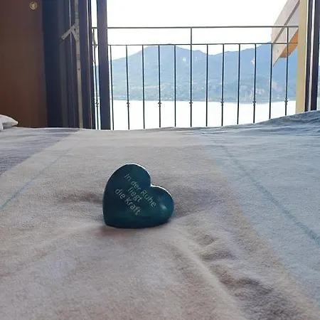 公寓 Bella Vista Maggiore Einzigartiger Blick 365 Tagen